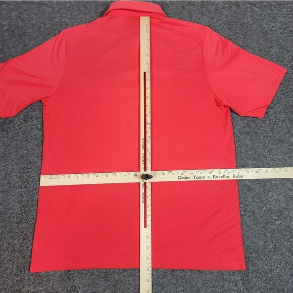 Criquet Mens Performance Player Golf Polo Shirt Size M Red Colonial Golf Club - Picture 8 of 11